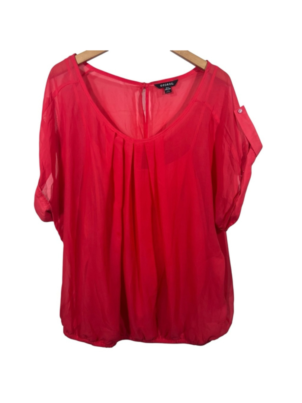 George Sheer Top Size 3X